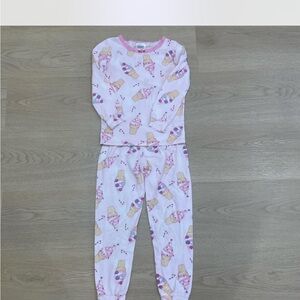 Ice Cream Print Kids Pajamas